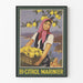 Vintage-Poster Bi-Citrol Marinier - Wanddekoration Zitronenpresse