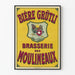 Vintage-Poster Bier Grütli Brasserie des Moulineaux