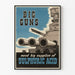 Vintage-Poster Big Guns Schwefelsäure