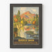 Vintage-Poster der Birseck-Bahn zur Wanddekoration