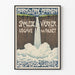 Dekoratives Poster Wasserfall Bjornstjerne Bjørnson