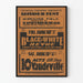 Vintage-Poster Schwarzweiß Revue – Retro-Wanddekoration