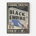 Vintage-Poster Federal Theatre "Black Empire"