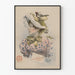 Vintage-Poster Porträt von Blanche Gaspard in Blumenmuster-Kostüm