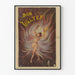 Vintage-Dekorationsposter von Bob Walter in lebendiger Bewegung