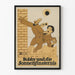 Vintage-Poster Bobby und die Sonnenfinsternis - Retro-Wanddekoration