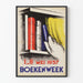 Vintage-Poster Boekenweek 1937 Wanddekoration