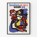 Abstraktes Dekorationsposter Boekenweek 99