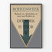 Vintage-Poster für die Wanddekoration zur Bücherwoche
