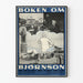 Vintage-Poster Boken om Bjørnson - Künstlerische Wanddekoration