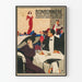 Vintage-Poster Kabarett Bonbonnière Eleganz und Abendveranstaltung
