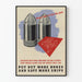 Vintage-Poster über das Recycling von Knochen zur Herstellung von Sprengstoffen