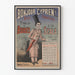 Vintage-Poster Bonjour Cyprien – Retro-Wanddekoration Scala-Theater