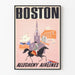 Vintage-Poster Boston Allegheny Airlines Dekorativ