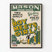 Vintage-Poster Boy Meets Girl - Retro-Wanddekoration