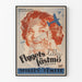 Dekorativer Retro-Poster Flygets lilla Fästmö mit Shirley Temple