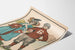 Vintage-Poster des Brown-Teams in sportlicher und eleganter Kleidung