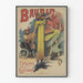 Vintage-Poster BRUNIN Original Komisch für Wanddekoration