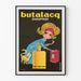 Vintage-Poster Butalacq Heizung - Retro-Wanddekoration