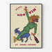 Vintage-Poster Trinkt Mein Wein und Lebe Fröhlich Wanddekoration