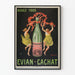 Vintage-Poster Trinkt Alle Evian Cachat