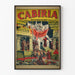Vintage-Poster Cabiria D'Annunzio – Klassische Kinoraumwanddekoration