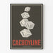 Vintage-Poster Cacodyline Jammes Typografische Würfel