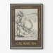 Vintage Wandposter Cal-Mag-Na Original Wanddekoration