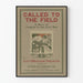 Vintage-Poster "Called to the Field" Bürgerkrieg Virginia