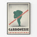 Vintage-Poster Carbonsie - Gesundheitsprävention und Vergiftungen