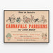 Vintage-Poster der Pariser Karnevale von Louis Morin — gerahmtes Bild an der Wand