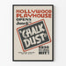 Vintage-Poster Hollywood Playhouse Chalk Dust 1936