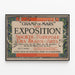 Altes Poster Ausstellung der Nationalen Gesellschaft der Schönen Künste Champ de Mars 1891 — gerahmtes Bild an der Wand
