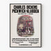 Vintage-Poster des Pickwick-Clubs von Charles Dickens auf Norwegisch