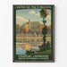 Vintage-Wanddekoration Poster Château d'Amboise Chemin de Fer d'Orléans