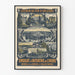 Vintage-Poster der Orléans-Eisenbahn - Initiativeverband des Indre
