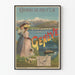 Vintage-Poster Eisenbahn P.L.M. Genf – Retro-Reise-Wanddekoration