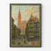Vintage-Poster der Eisenbahnlinien von Elsass und Lothringen Strasbourg