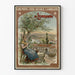 Plakat Eisenbahnlinien von Elsass und Lothringen - Das Lothringen