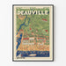 Vintage-Poster Deauville Staatsbahnen