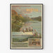 Vintage-Poster Nantes Ain Chemins de fer Paris Lyon Méditerranée