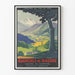 Vintage-Poster der Südbahnlinien - Bagnères-de-Bigorre Thermale Station