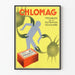 Vintage-Poster CHLOMAG für Störungen des Zellnährstoffhaushalts