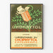 Vintage-Poster Chophytol - Lebertonikum und starkes Diuretikum