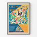 Vintage-Poster Ciechocinek-Zdrój bunte Wanddekoration