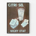 Vintage-Poster Citri-Sel Vichy-État Brausetablette