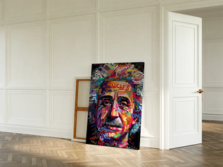 Street Art Painting - Modern Einstein Mosaic