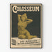 Vintage-Poster Kolosseum - Das Mädchen mit goldener Haut