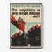 Vintage-Propagandaposter: Alliierte Kämpfer gegen die Nazi-Besatzung