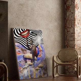 Street Art Tabelle - Psychedelische Gelassenheit
